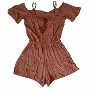 Love Tree Los Angeles - Spring Summer Romper - Mauve - M